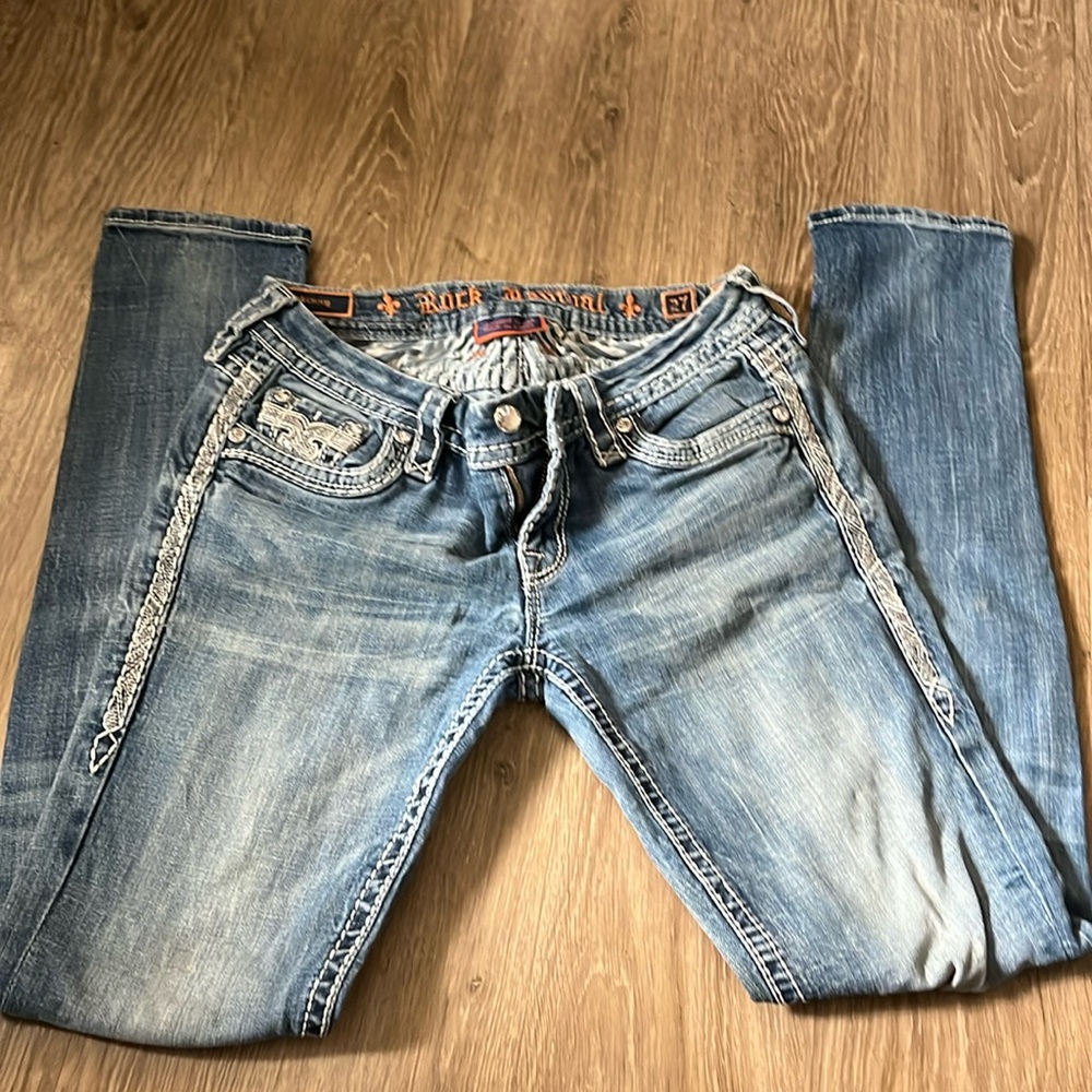 Rick Reuiual Jeans, Size 27, Skinny Jeans